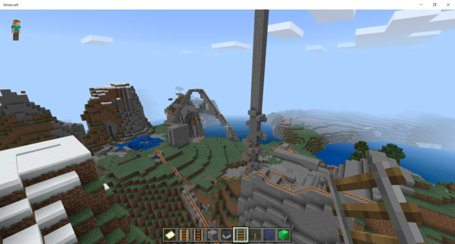Ein Bild zum Beitrag Minecraft Bilder 1 Rollercoaster