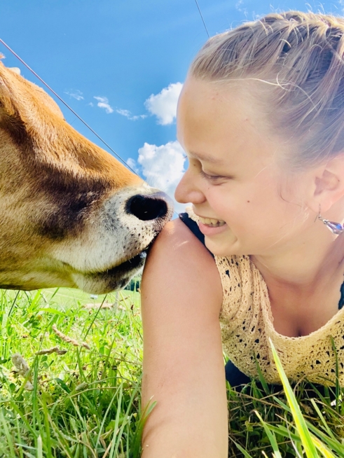 Ein Bild zum Beitrag Der gestrige Besuch bei meiner Kuh Emma