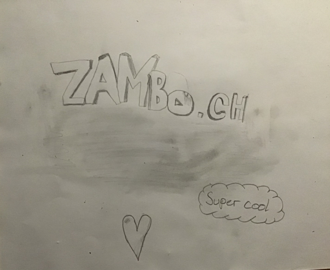 Ein Bild zum Beitrag Zambo zeichen selbst gemalt