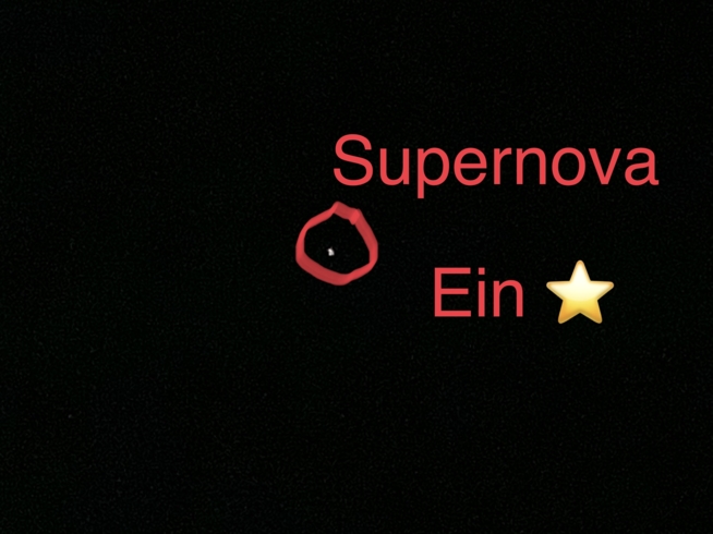 Ein Bild zum Beitrag Vollmond 🌕 und Supernova ⭐️