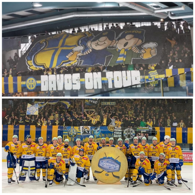 Ein Bild zum Beitrag EHC Arosa vs HC Davos 💙💛🐏